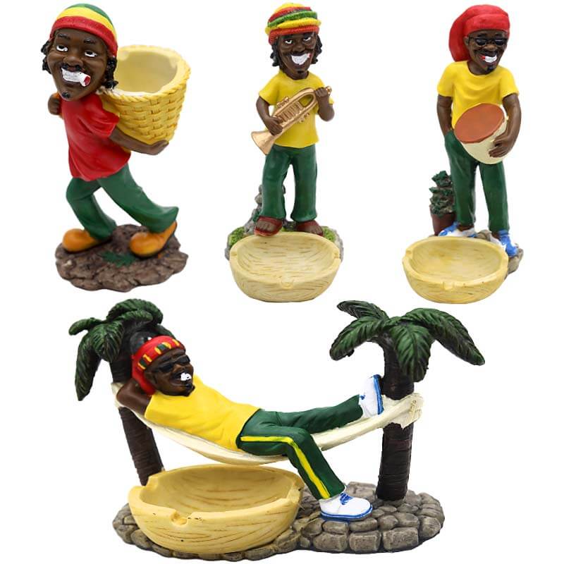 Rasta Resin Ashtray (ASH20) | Medium product image